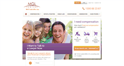 Desktop Screenshot of mgllawyers.com.au